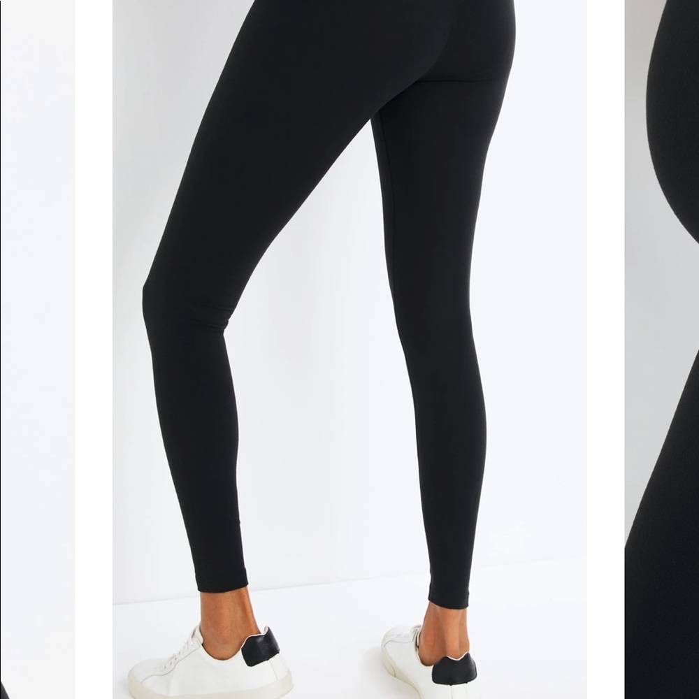 A Pea in the Pod black maternity leggings